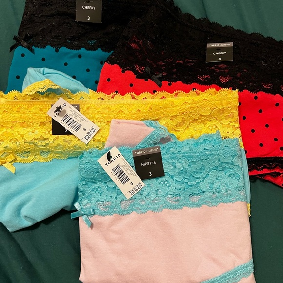 4 pairs of Torrid panties, size 3. NWT - Picture 1 of 2